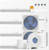 Installation Kit Bravo 42000 BTU Ductless Mini Split Air Conditioner with R32 refrigerant 230V SEER 24.0 Inverter