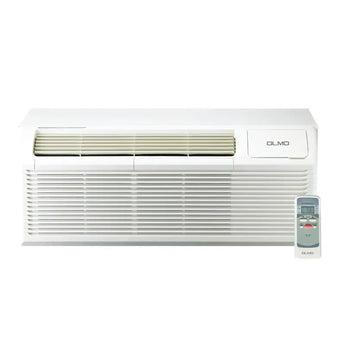 White Remote Control OLMO 15000 BTU Ductless Single Zone Mini Split PTAC Air Conditioner with R32 refrigerant 230V Inverter
