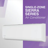 White OLMO 24000 BTU Ductless Mini Split with Remote Control with R410A refrigerant 230V SEER 22.0 Inverter