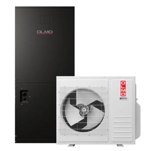 Black OLMO 36000 BTU Ductless Single Zone Mini Split Multi Positional Air Conditioner with R410A refrigerant 230V SEER 18...