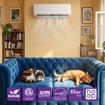 OLMO Sierra 42,000 BTU 5-Zone 9k+9k+12k+12k+12k Wall Mount, 230V, R454B – view 8