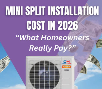 Mini split installation cost – professional indoor unit install