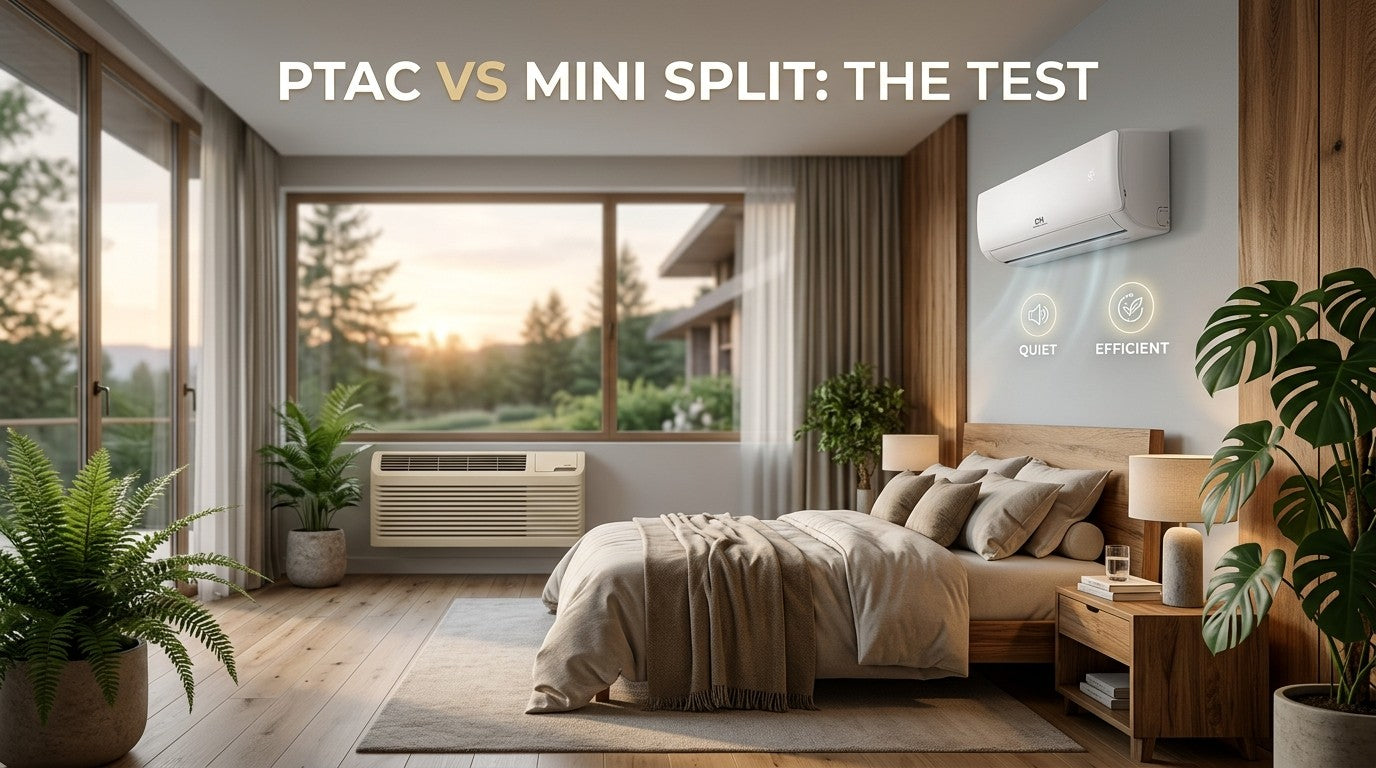 PTAC Unit vs Mini Split: Noise, Efficiency & Cost Breakdown