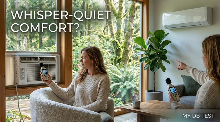 Room Air Conditioner Noise Levels: dB Testing Against 110V Mini Splits