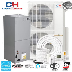 Cooper & Hunter ductless mini split heat pump system from the 16 SEER air conditioner collection