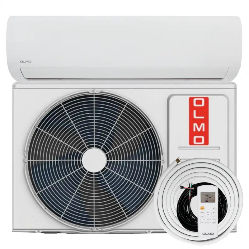 White ductless mini-split air conditioner from Alpic Eco collection by Olmo Alpic