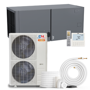 Cooper & Hunter Hyper Heat 48,000 BTU Single Zone Multi Position Air Handler, 230V, R410A - Ductless Mini Split Air Conditioner Heat Pump