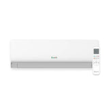 White Bravo Milano 7000 BTU ductless mini split wall mount AC with remote