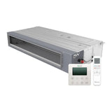 Slim duct ductless mini split Bravo Milano 9000 BTU with remote