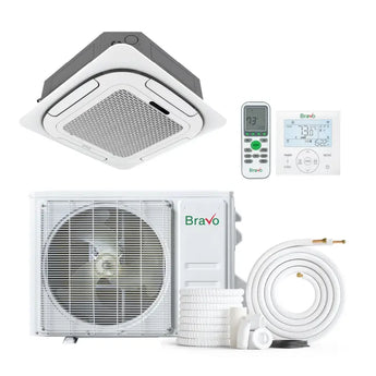 Bravo Pisa 12,000 BTU Single Zone Ceiling Cassette, 230V, R32 - Ductless Mini Split Heat Pump