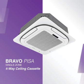 Bravo Pisa 12,000 BTU Single Zone Ceiling Cassette, 230V, R32 - Ductless Mini Split Heat Pump – view 7
