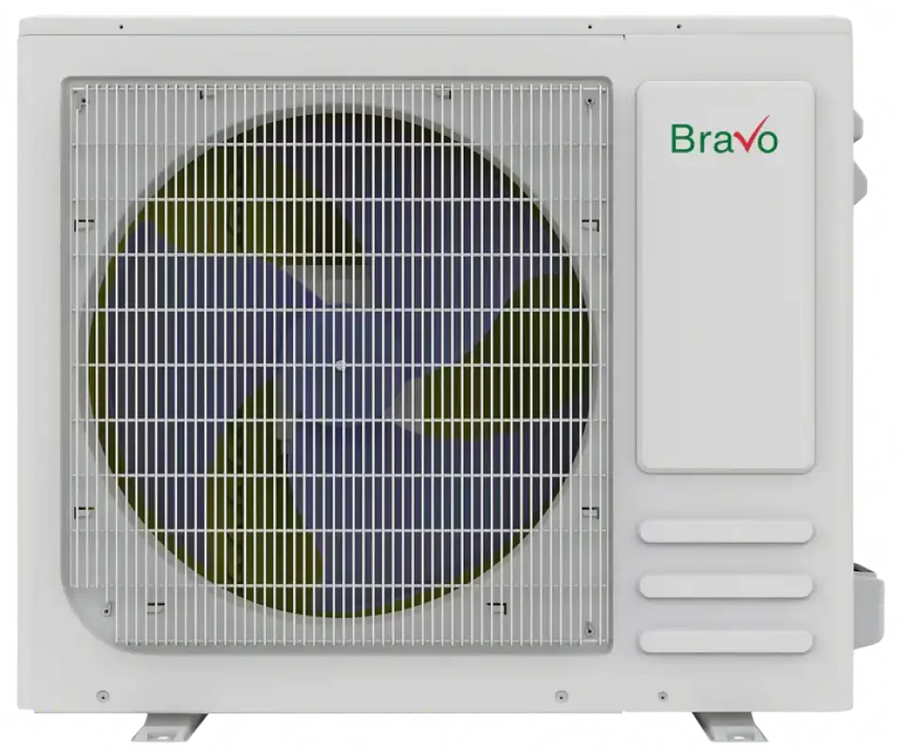 Bravo Pisa 9,000 BTU Outdoor Condenser, 230V, R32 - Ductless Mini Split Air Conditioner Heat Pump