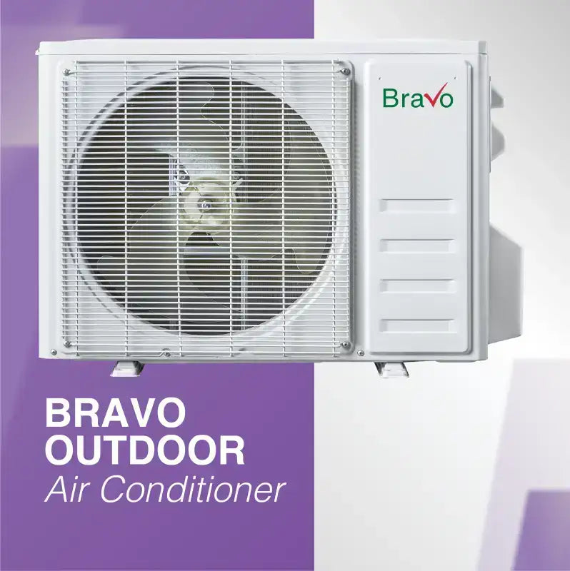 Bravo Roma 12,000 BTU Outdoor Condenser, 230V, R32 - Ductless Mini Split Air Conditioner Heat Pump