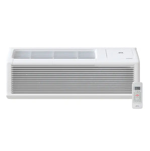 White Cooper & Hunter 12,000 BTU PTAC Air Conditioner with remote for heating and cooling
