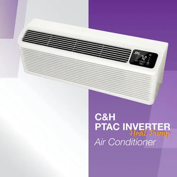 Cooper & Hunter PTAC Inverter Heat Pump Air Conditioner Angled View