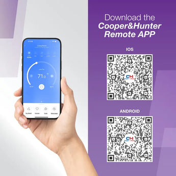 Cooper & Hunter Remote App Download QR Code for PTAC Control