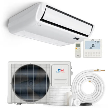 Indoor Unit Cooper & Hunter 18000 BTU Ductless Single Zone Mini Split Universal Floor/Ceiling Air Conditioner with R454B r...