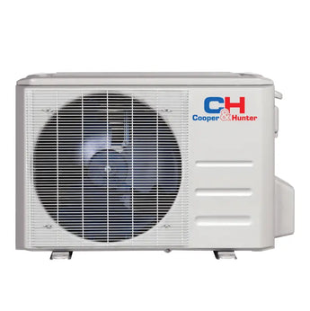White Cooper & Hunter 18000 BTU Ductless Single Zone Outdoor Unit Mini Split Air Conditioner with R454B refrigerant 230V S...