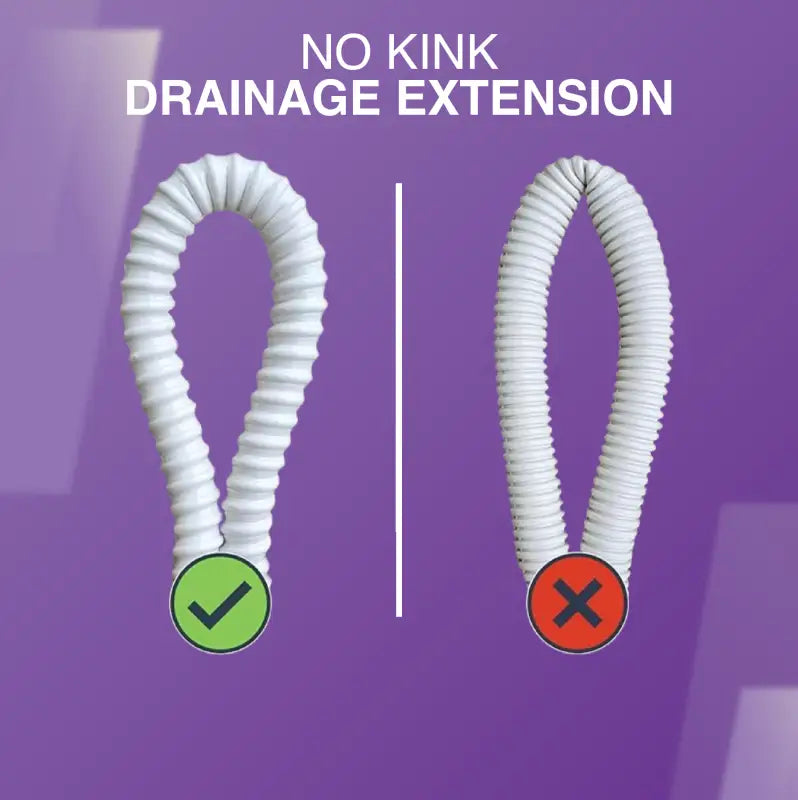Flexible drainage extension comparison for Cooper & Hunter Olivia Midnight multi zone AC
