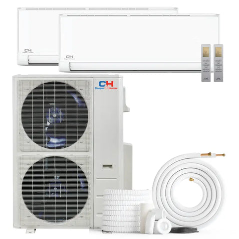 Multi-zone ductless mini split AC by Cooper & Hunter from minisplits4less
