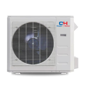 White Cooper & Hunter 24000 BTU Ductless Single Zone Indoor Unit Mini Split Ceiling Cassette Air Conditioner with R454B re...