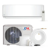 White Cooper & Hunter 24000 BTU Ductless Single Zone Mini Split Air Conditioner with R410A refrigerant 230V SEER 18.9 Inve...