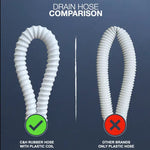 Drain hose comparison for minisplits4less C&H Sophia Series insulated installation kit