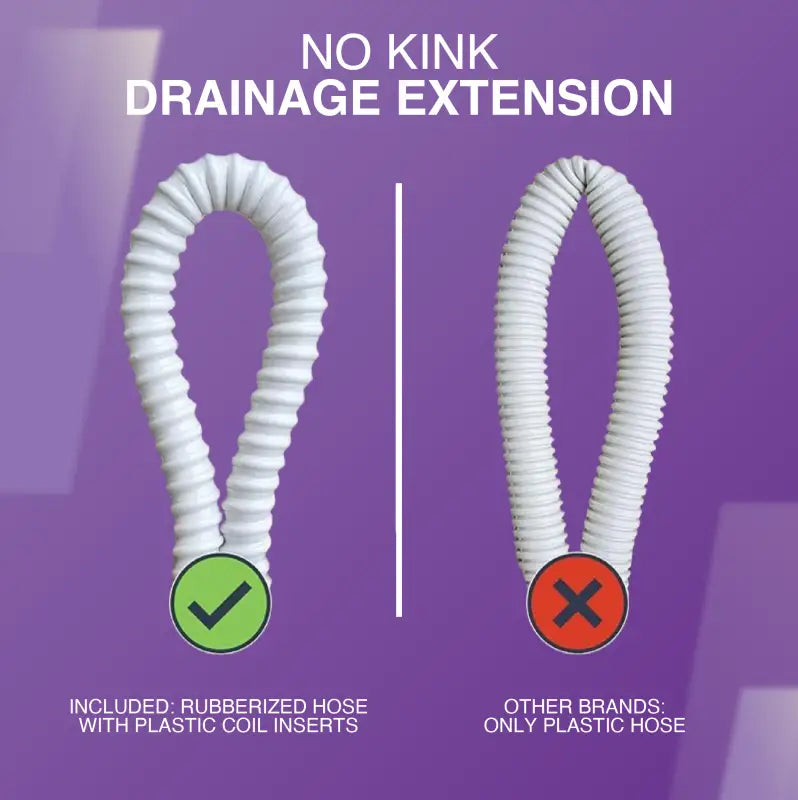 Drainage extension comparison for Cooper & Hunter C&H Sophia Series minisplits4less AC units