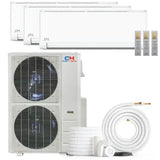 Cooper & Hunter 48000 BTU Ductless Mini Split Air Conditioner with R410A refrigerant 230V SEER 23.4 Inverter