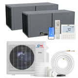 Cooper & Hunter 36000 BTU Ductless Mini Split Multi-Position Air Handler Air Conditioner with R454B refrigerant 230V SEER 24 Inverter