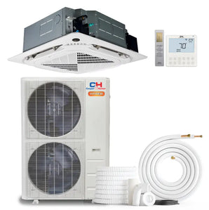 Ceiling cassette air conditioning system from Cooper & Hunter Hyper Series Light Commercial