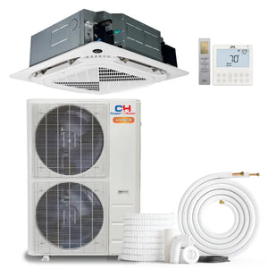 Ceiling cassette air conditioning system from Cooper & Hunter Hyper Series Light Commercial