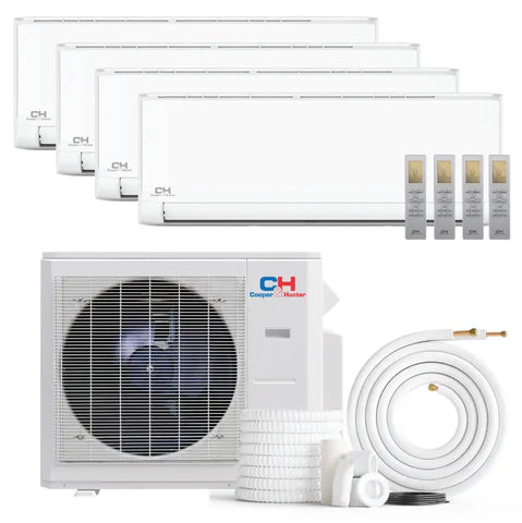 Multi-zone mini-split AC from minisplits4less C&H Sophia series in swatch color type