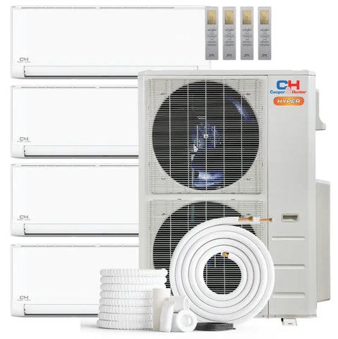 Multi-zone ductless mini split AC with hyper heat by Cooper & Hunter HYPER Series