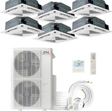 Installation Kit Cooper & Hunter 48000 BTU Ductless Mini Split Ceiling Cassette Air Conditioner with R454B refrigerant 230V SEER 24 Inverter