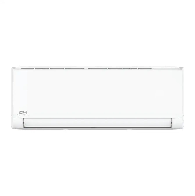 White wall-mounted ductless wall mount from the Hyper Heat Series in the multi zone ductless system