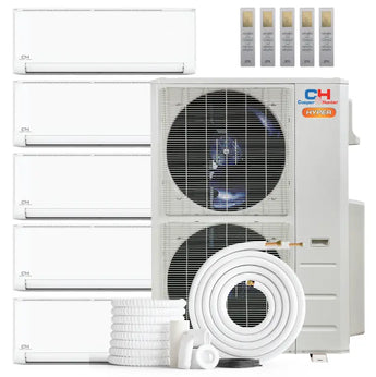 Cooper & Hunter 48000 BTU Ductless Mini Split Air Conditioner 230V SEER 21.5