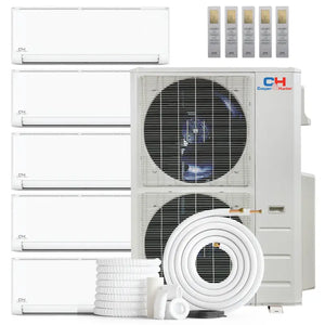 Multi-zone Cooper & Hunter Sophia Series mini-split AC by minisplits4less for efficient cooling