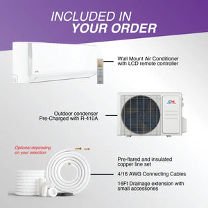 Wall-mounted air conditioner from Cooper & Hunter Olivia Series for efficient cooling