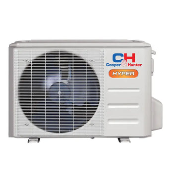White Cooper & Hunter 6000 BTU Ductless Single Zone Outdoor Unit Mini Split Air Conditioner with R410A refrigerant 230V SE...