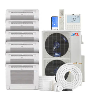 Cooper & Hunter 60000 BTU Ductless Mini Split Multi-Zone Air Conditioner with R454B refrigerant 230V SEER 22.0 Inverter