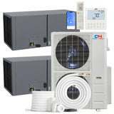 Cooper & Hunter 60000 BTU Ductless Mini Split Multi-Position Air Handler Air Conditioner with R454B refrigerant 230V SEER 22 Inverter