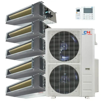 Cooper & Hunter 60000 BTU Ductless Mini Split Concealed Duct Air Conditioner with R454B refrigerant 230V Inverter