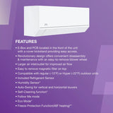 Cooper & Hunter Astoria 12,000 BTU Indoor Wall Mount, 230V, R410A – view 4
