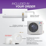 Cooper & Hunter Astoria 30,000 BTU Single Zone Wall Mount, 230V, R410A - Ductless Mini Split Air Conditioner Heat Pump