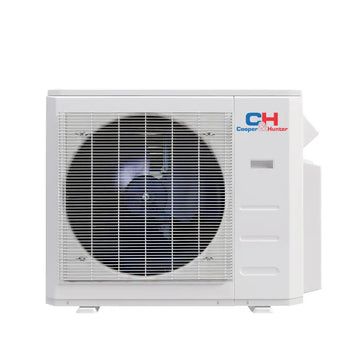 White Outdoor Unit Cooper&Hunter 36000 BTU Ductless Mini Split Air Conditioner with R454B refrigerant 230V SEER 24.0 Inverter