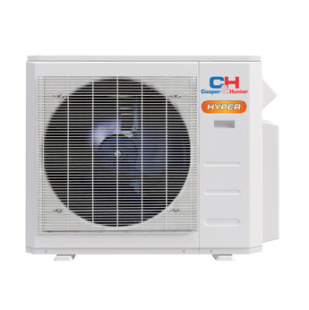 Cooper & Hunter Hyper Heat 28000 BTU 3-Zone Ductless Mini Split Ceiling Cassette System with R454B refrigerant 230V SEER2 23 Inverter