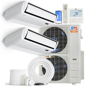 Cooper & Hunter Hyper Heat 55000 BTU Ductless Mini Split Universal Floor/Ceiling Air Conditioner with R454B refrigerant 230V SEER 22.2 Inverter