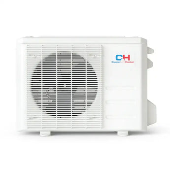 White cooper hunter mia 9000 btu wall mount ductless mini split ac outdoor unit best buy air conditioner