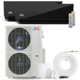 Black Cooper & Hunter 48000 BTU Ductless Mini Split Air Conditioner with R454B refrigerant 230V SEER 23.4 Inverter